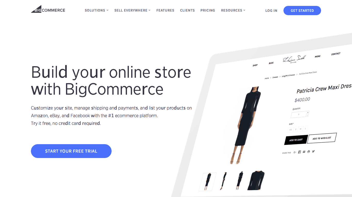 Bigcommerce Home Page