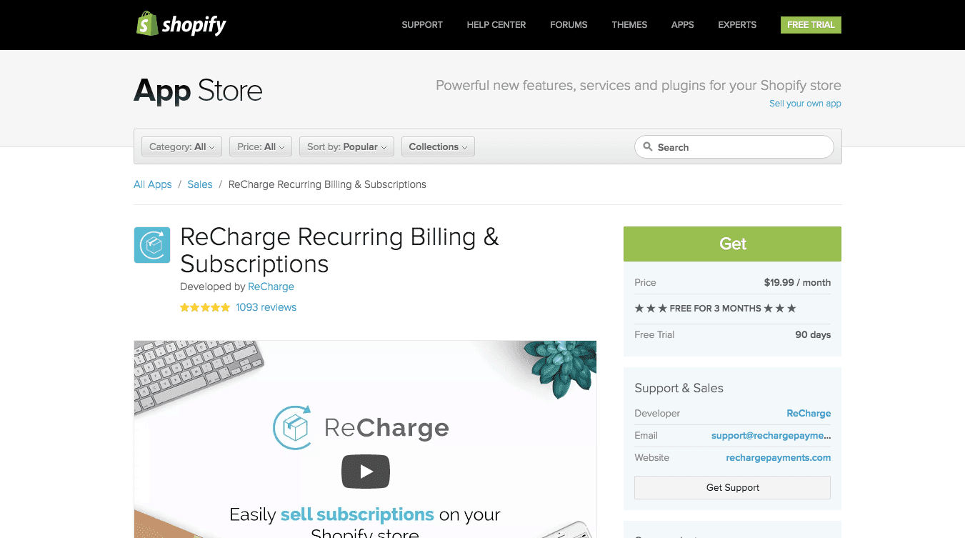 Shopify App Store Shopify Pricing