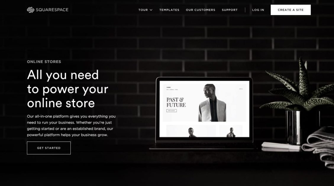 Squarespace Ecommerce Home Page