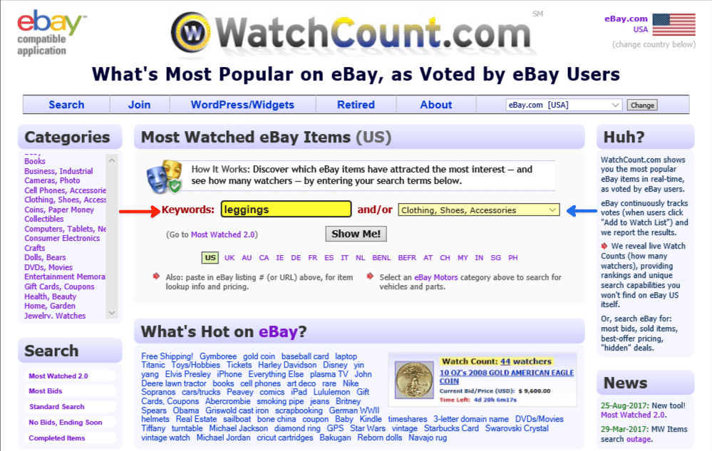 Ebay Watchcount