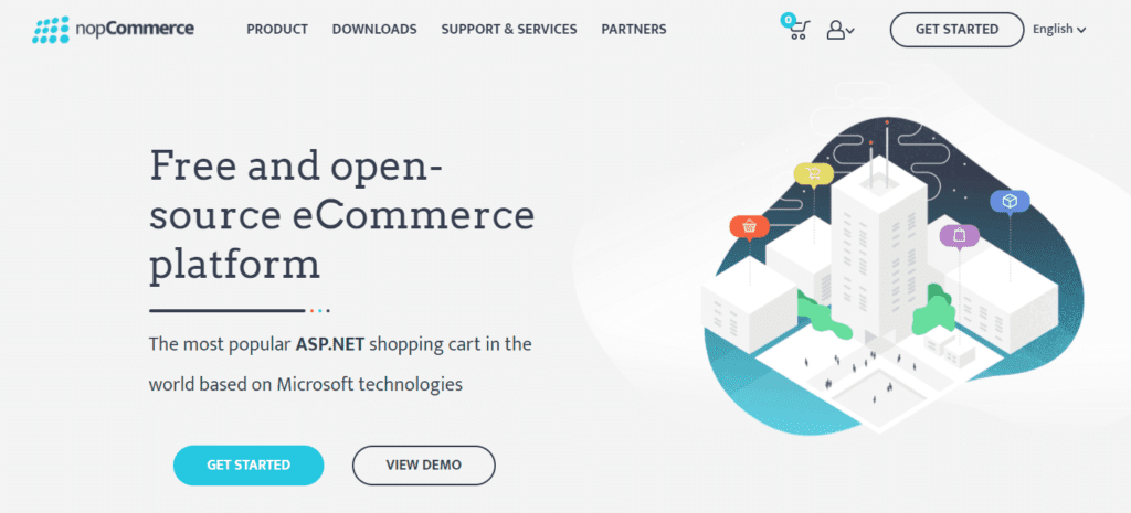 Plataforma de comercio electrónico gratuita y de código abierto. Carro de la compra basado en Asp.net. Nopcommerce