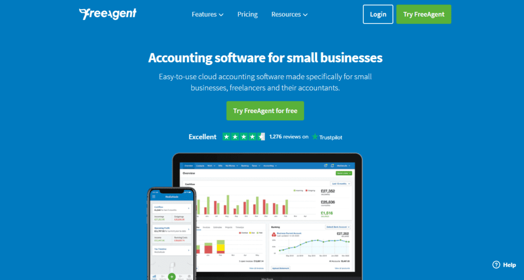 Easy To Use Small Business Software Freeagent