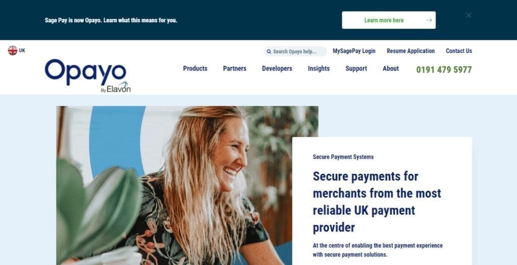 Secure Payment Processing Services Opayo UK Formerly Sage Pay 1024x526 1