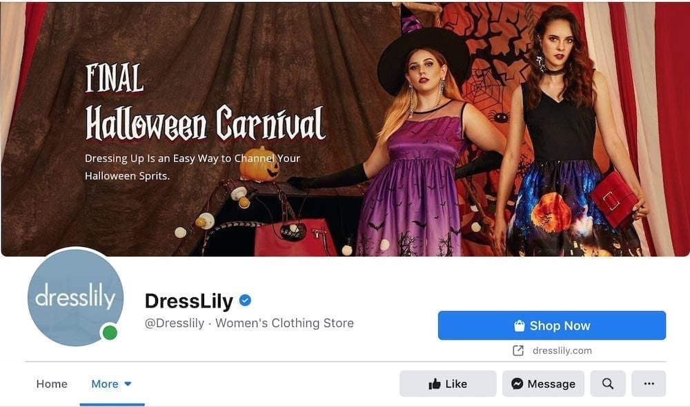 DressLily Facebook Page