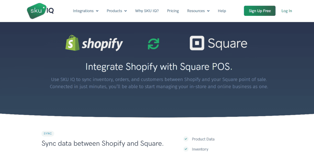 Integrate Square With Shopify Using SkuIQ