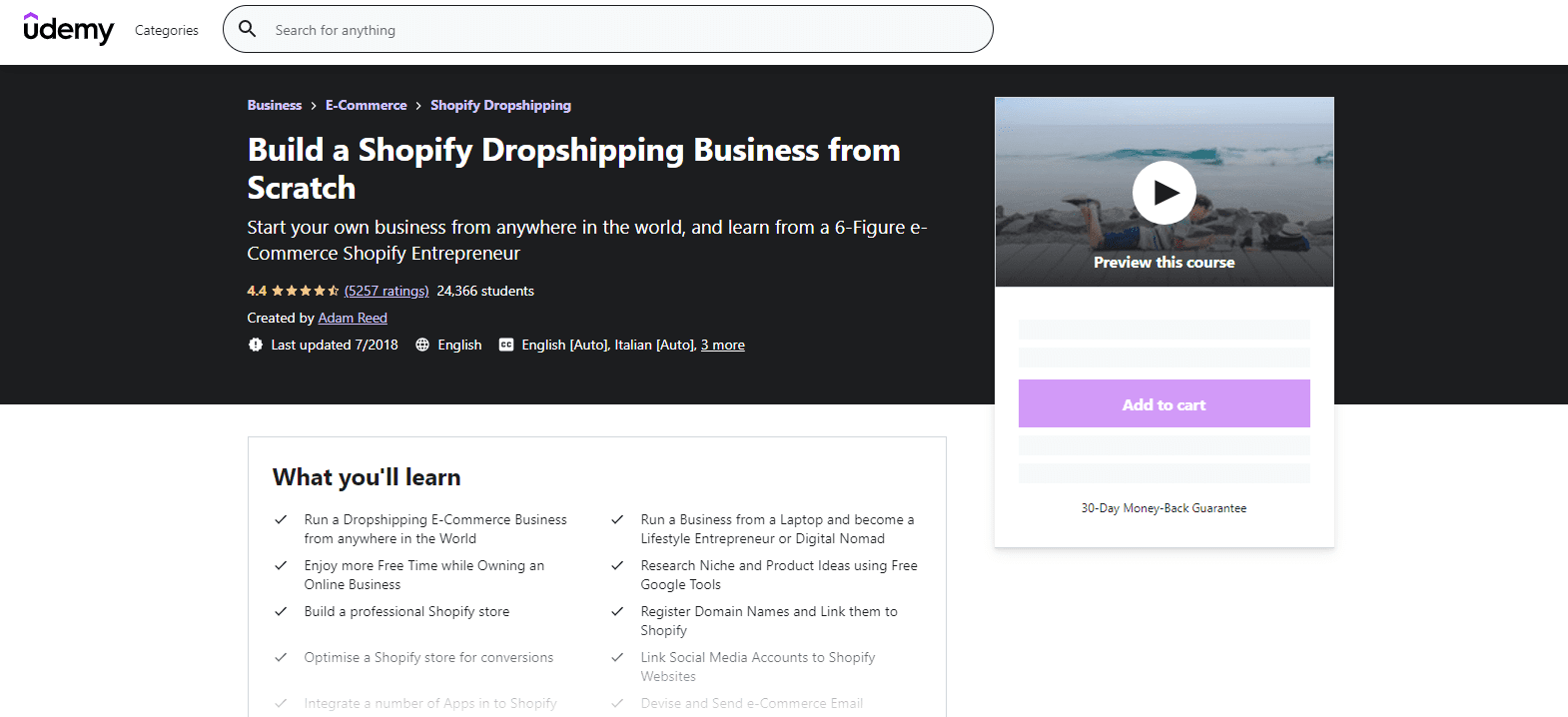 Build a Dropshipping Business from Scratch