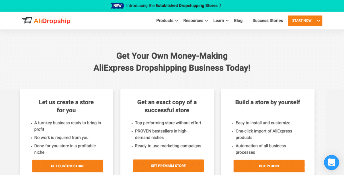 AliDropship Homepage