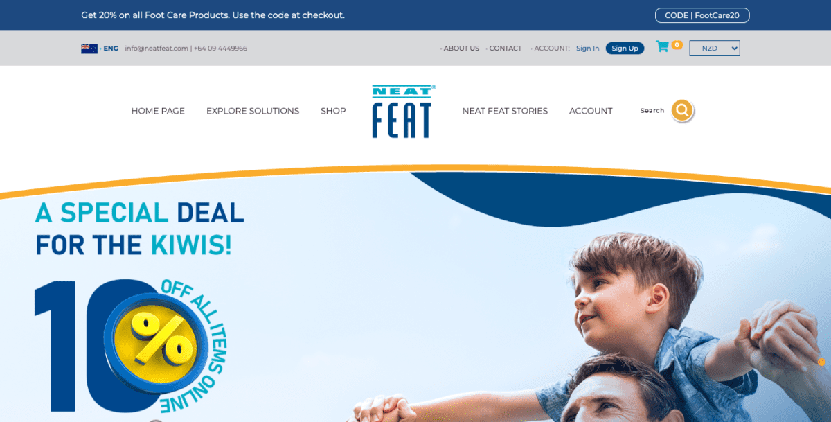 Neat Feat Homepage