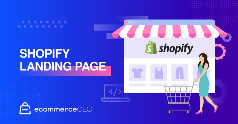 Página de destino de Shopify