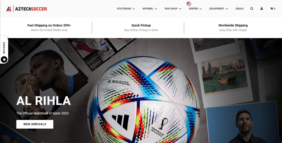 Azteca Soccer Homepage