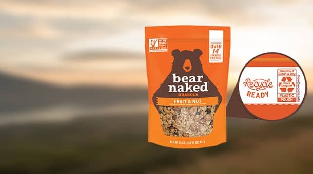Kelloggs Bear Naked Recyclable Packaging