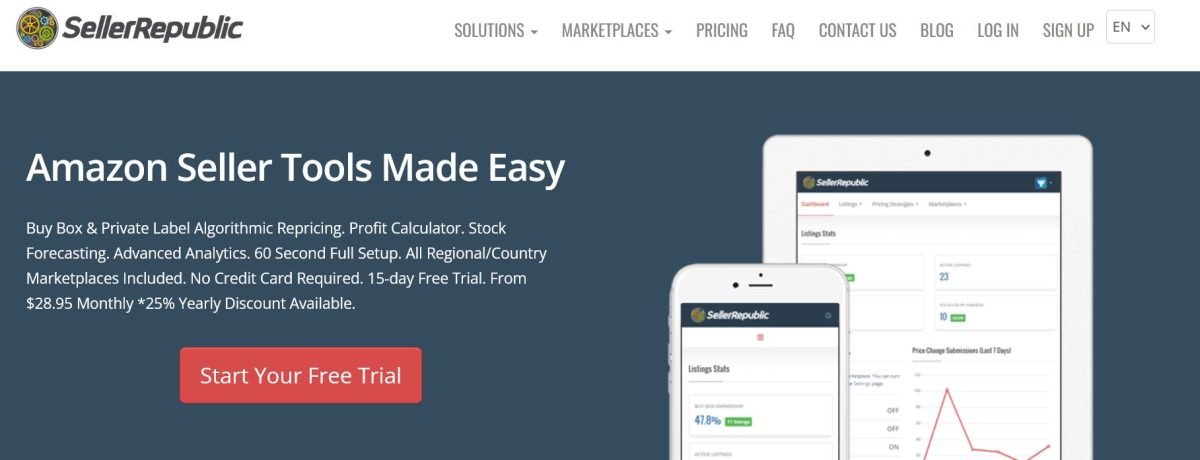 SellerRepublic uses intelligent repricing to help you match your competitors