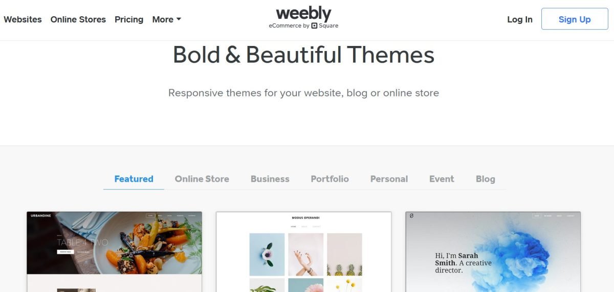 weebly themes