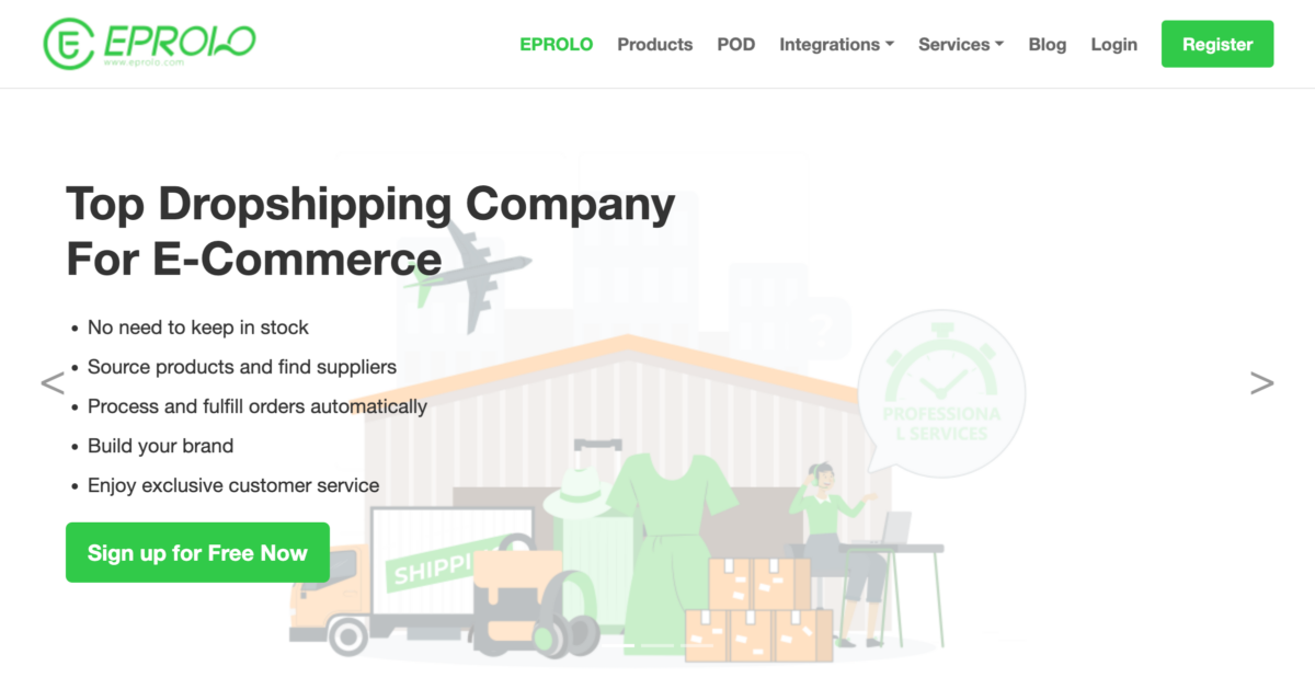 Fournisseurs de dropshipping gratuits Branding EPROLO