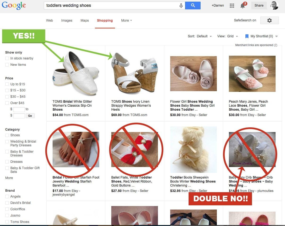 Product photos are a vital part of your ecommerce site and data feed. Google is going to crack down on poor images in shopping results. Busy backgrounds, watermarks and logos are a no-no.