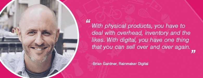 Selling digital products has a huge advantage over physical, infinite scale.