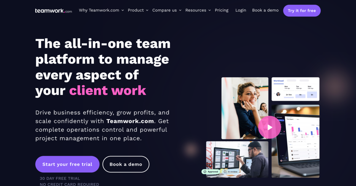 Teamwork.com Screenshot